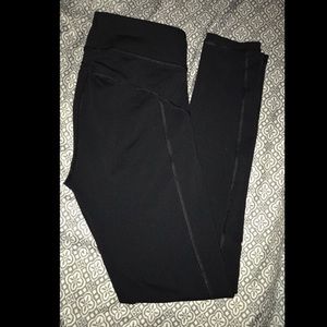 Black full length leggings